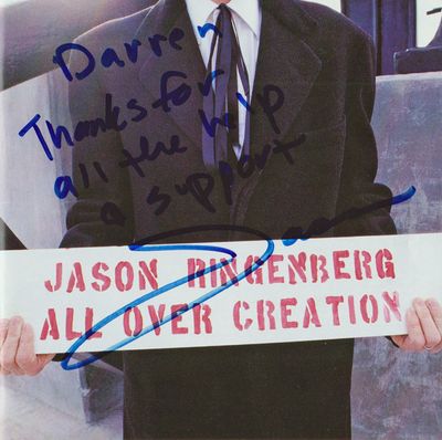 Signed copy of All Over Creation by Jason Ringenberg
