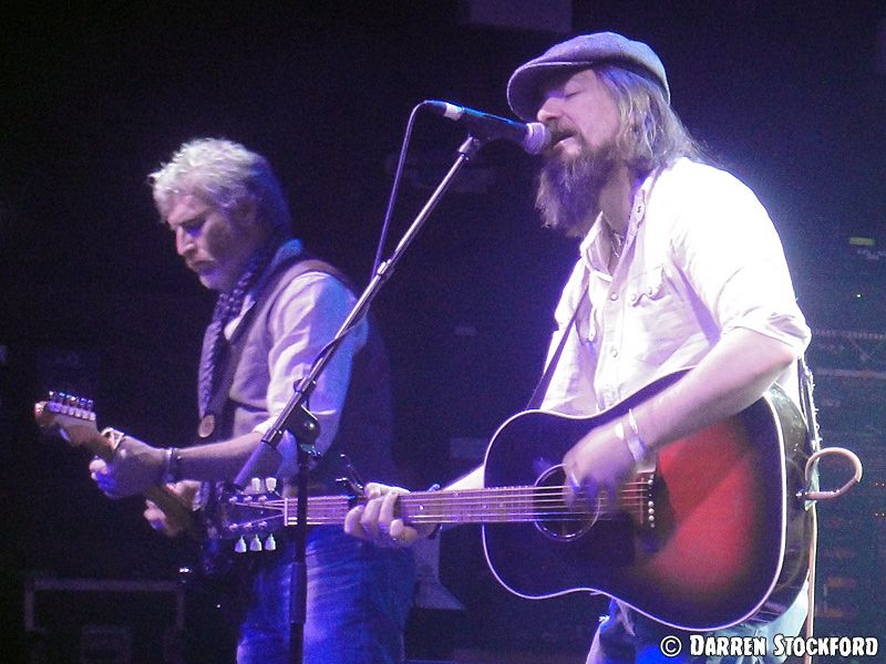 Jim Maving and Pete Gow of Case Hardin, live at the Brooklyn Bowl, Greenwich, 13 March 2016