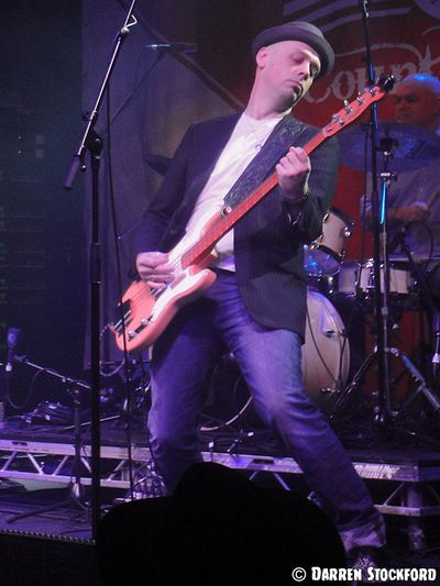 Tim Emery and Andy Bastow of Case Hardin, live at the Brooklyn Bowl, Greenwich, 13 March 2016