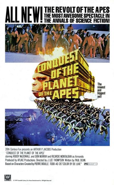 Conquest Of The Planet Of The Apes poster
