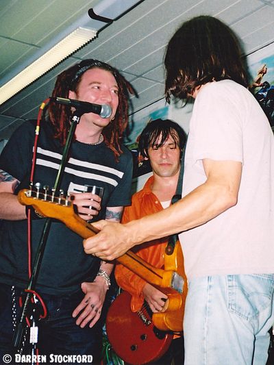 Ginger Wildheart, Darrell Bath and Dan Baird live at Changes One, South Shields, 6 June 2001
