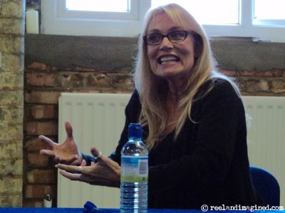 Daphne Ashbrook interviewed at a 10th Planet signing in Barking