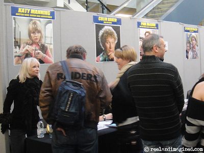 Doctor Who guests signing at Collectormania London, Nov 10