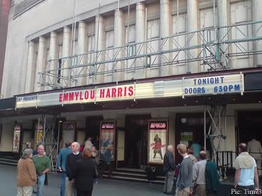 Hammersmith Apollo before an Emmylou Harris gig