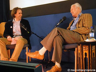 Mark Egerton and William Russell at the Cinema Museum, Kennington, 27 April 2013