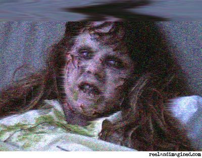 Fuzzy, pirated video of TFuzzy, pirated video of Linda Blair in The Exorcisthe Exorcist