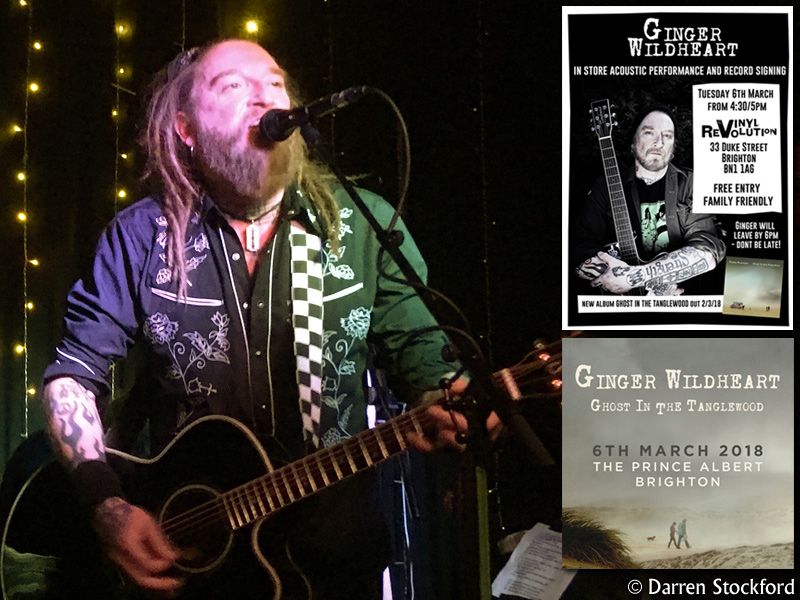 Ginger Wildheart at The Prince Albert, Brighton, 6 March 2018