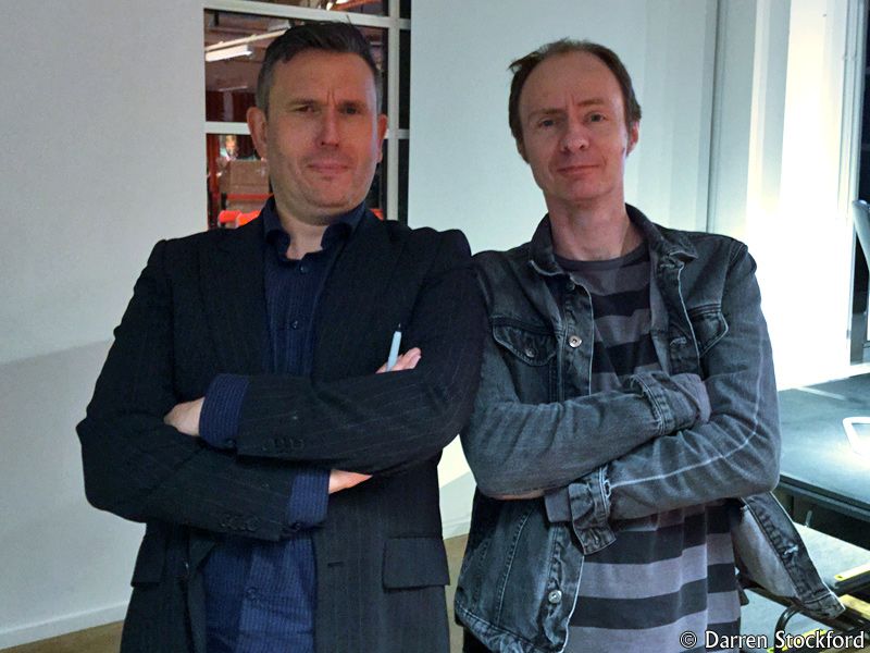 Me with James Goss at Foyles, Charing Cross Road, 13 September 2017