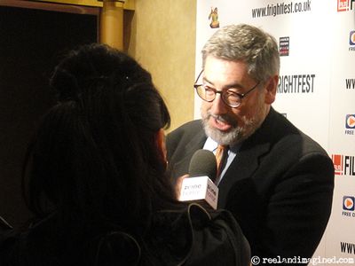 John Landis interviewed for TV at FrightFest 2009