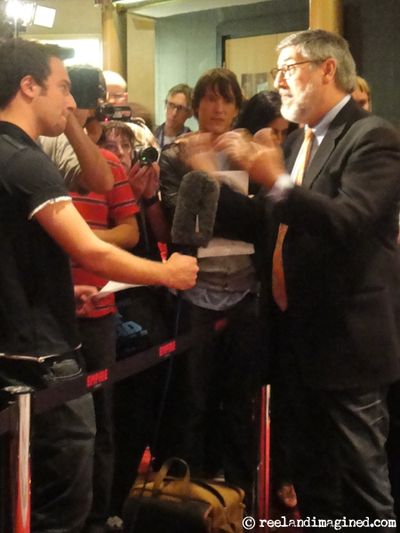 John Landis talks to the press at FrightFest 2009