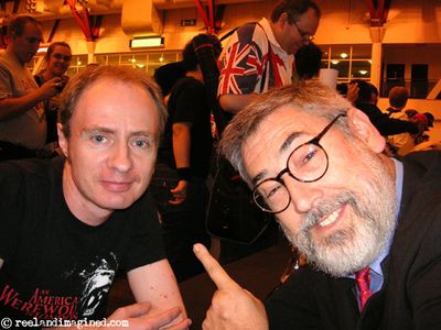 Meeting John Landis at the London Film & Comic Con 2008