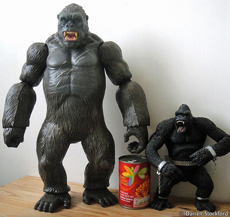 Two Kong figures: Lanard and MacFarlane