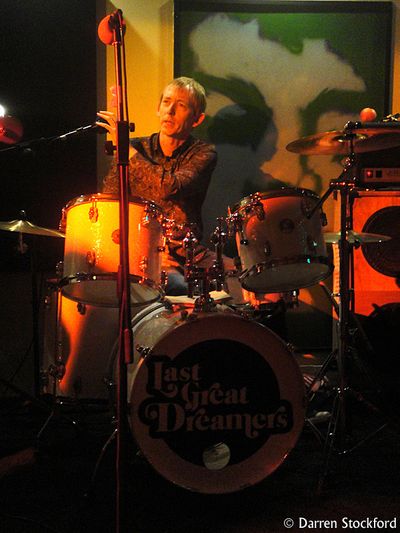 Ginge of Last Great Dreamers, live at Sanctuary Studios, Watford, 31 August 2014