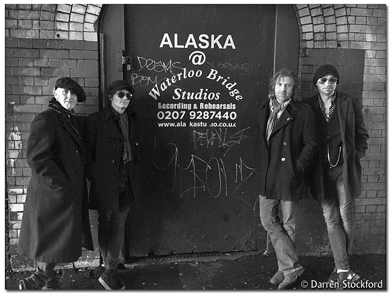 Last Great Dreamers outside Alaska Studios, London, 16 November 2019