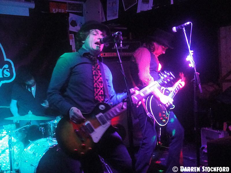 Steve Grainger, Marc Valentine and Slyder of Last Great Dreamers live at The Anvil, Bournemouth, 17 April 2015