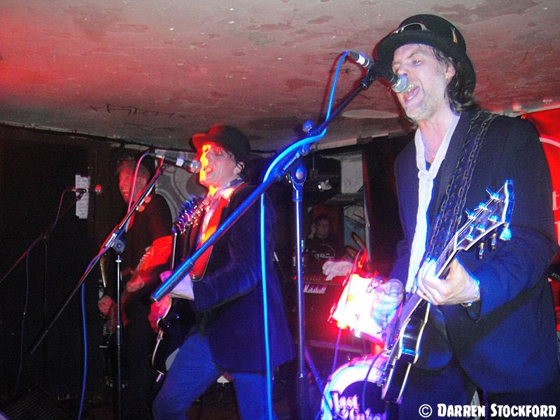 Ian, Marc and Slyder of Last Great Dreamers live at The Cellar, Oxford, 28 Feb 2015