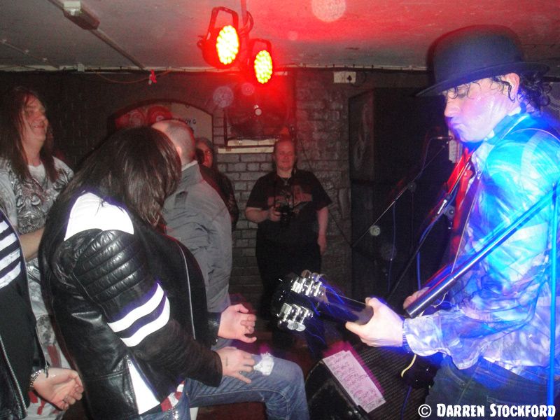 Marc of Last Great Dreamers, plus fans, at The Cellar, Oxford, 28 Feb 2015