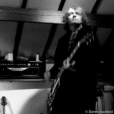 Marc Valentine of Last Great Dreamers at Foel Studio, Wales, 3 July 2016