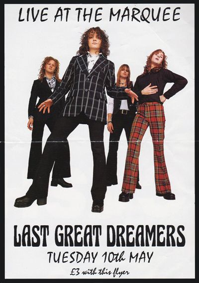 Last Great Dreamers Marquee flyer