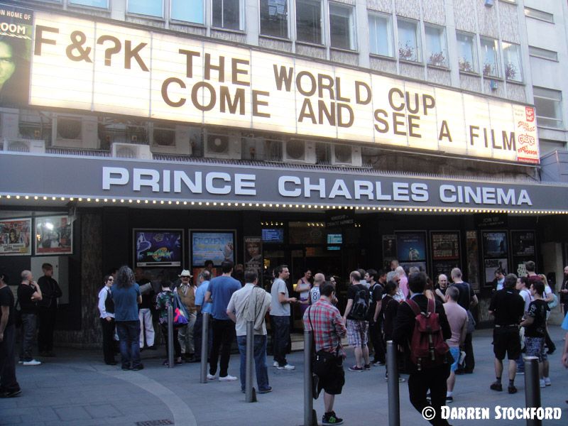 Outside the Prince Charles Cinema