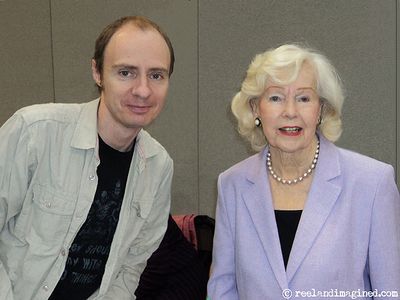 With Peggy Cummins at Memorabilia, November 2010