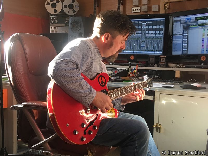 Pete Brown at Henwood Studios, 12 December 2017
