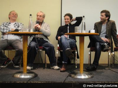 Peter Davison, Sylvester McCoy, Paul McGann and David Tennant at Project MotorMouth