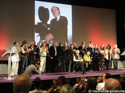 The full cast of Ray Harryhausen: A Birthday Celebration at the BFI, London