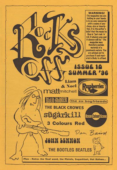 Rocks Off issue 10 (summer 1996)