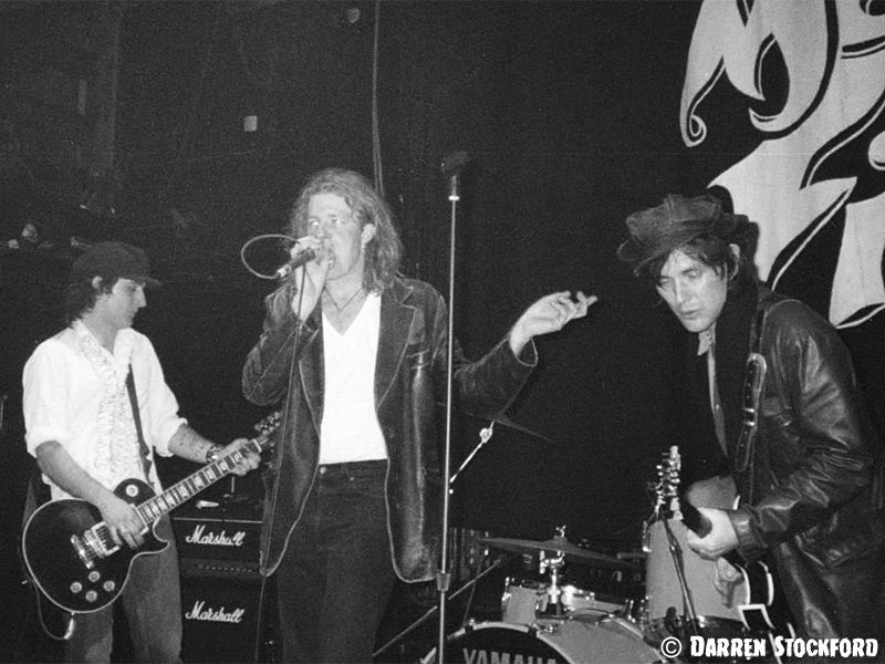 Razz Callahan, Tommy Hale and Darrell Bath live at the Mean Fiddler, London, 24 March 1998